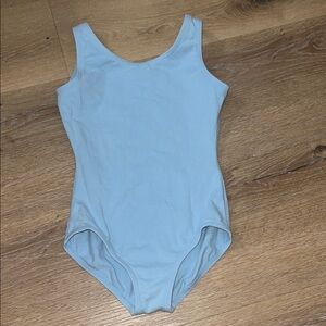 Capezio Blue Bodysuit One Piece with Timeless Design
